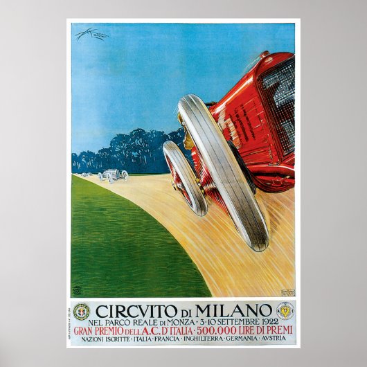 Circvito di Milano Poster (Vorne)