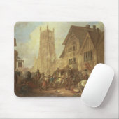 Cirencester Marktplatz, mit der Abtei und dem K Mousepad (Mit Mouse)