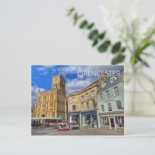 Cirencester Postkarte (Stehend Vorderseite)