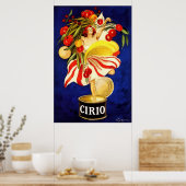 Cirio Tomaten Vintage Lebensmittelwerbung Poster (Küche)
