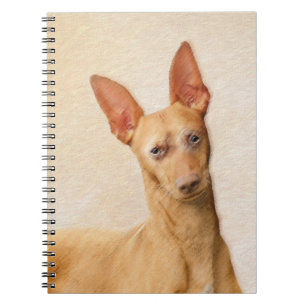 Cirneco dell’Etna Malerei - Niedliche Original Hun Notizblock