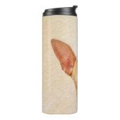 Cirneco dell’Etna Malerei - Niedliche Original Hun Thermosbecher (Nach links gedreht)