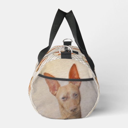 Cirneco dell’Etna Malerei Niedliche Original Hunde Duffle Bag (Rechts)