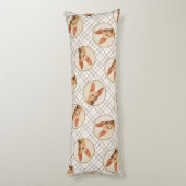 Cirneco dell’Etna Malerei Niedliche Original Hunde Seitenschläferkissen (Rückseite (Vertikal))