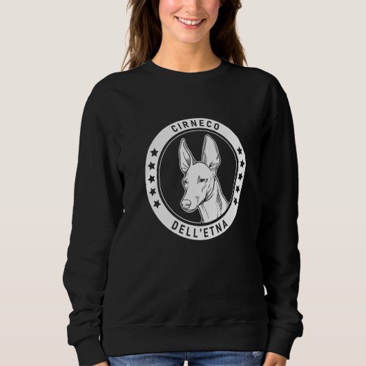 Cirneco Dell'etna Fan Sweatshirt (Vorderseite)
