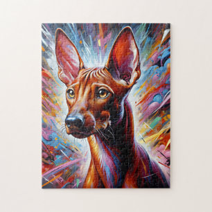 Cirneco dell'Etna Hund Acryl Druck Hundeliebhaber  Puzzle