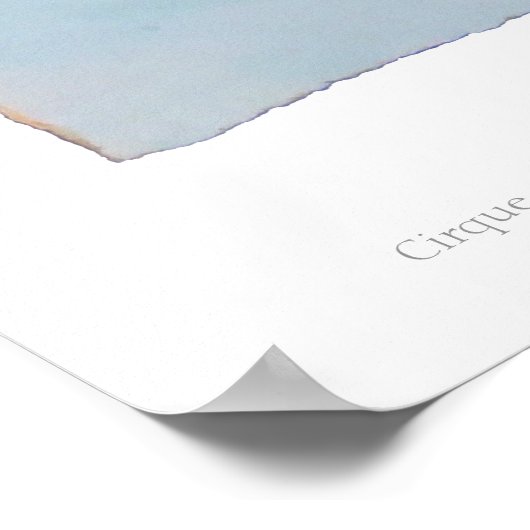 Cirque Bike Print Poster (Ecke)