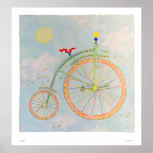 Cirque Bike Print Poster
