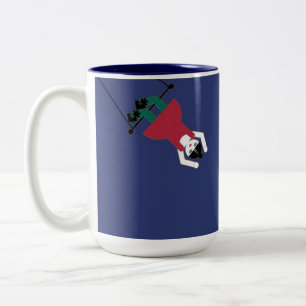 Cirque de Martzkins Trapeze-Künstler-Tasse Zweifarbige Tasse