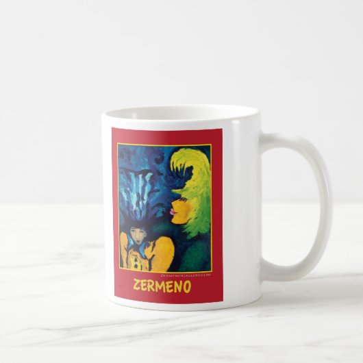 "Cirque Mère und Enfant" durch Zerme Kaffeetasse (Rechts)