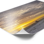 Cirrocumulus Wolken bei Fort Myers Beach Sunset Fotodruck (Ecke)