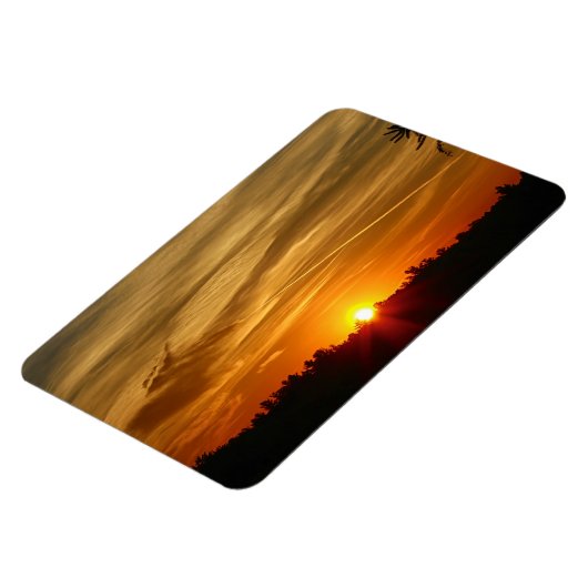 Cirrostratus Cloud Sunrise Magnet (Linke Seite)