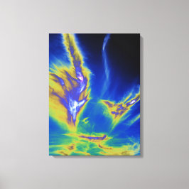 Cirrus Clod Form Beach Card Akryllische Printwerbu Leinwanddruck