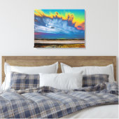 Cirrus Cloud Kirkcudbright Karte Akryllische Print Leinwanddruck (Insitu (Schlafzimmer))