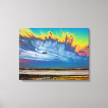 Cirrus Cloud Kirkcudbright Karte Akryllische Print