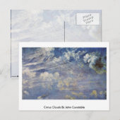 Cirrus Clouds von John Constable Postkarte (Vorne/Hinten)