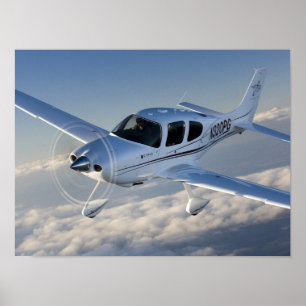 Cirrus oberhalb der Wolken Poster