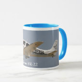 Cirrus SR22 - 2, Cirrus SR-22 Tasse (VorderseiteRechts)