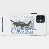 Cirrus SR22 Case-Mate iPhone Hülle (Rückseite (Horizontal))