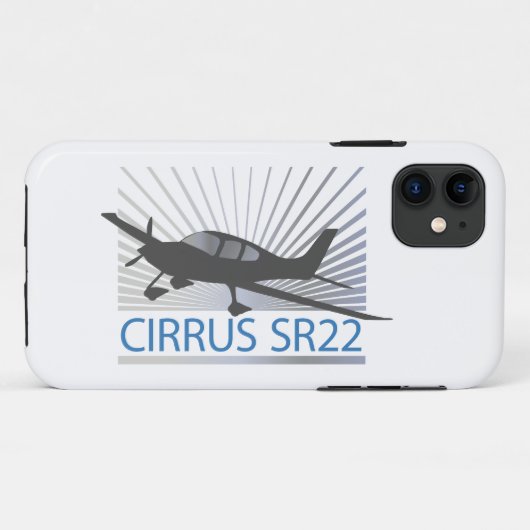 Cirrus SR22 Case-Mate iPhone Hülle (Rückseite (Horizontal))