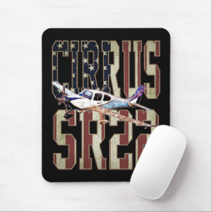 Cirrus SR22 Flugzeug Vintage Vereinigte Staaten Fl Mousepad
