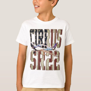 Cirrus SR22 Flugzeug Vintage Vereinigte Staaten Fl T-Shirt
