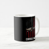 Cirrus Sr22 Luftfahrzeuge Kaffeetasse (VorderseiteRechts)