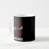 Cirrus Sr22 Luftfahrzeuge Kaffeetasse (Vorderseite Links)