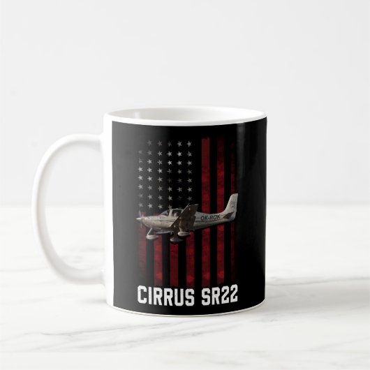 Cirrus Sr22 Luftfahrzeuge Kaffeetasse (Links)