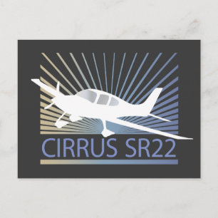 Cirrus SR22 Postkarte