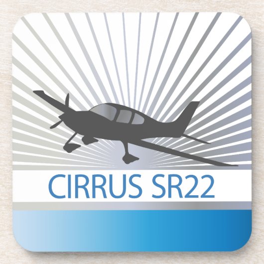 Cirrus SR22 Untersetzer (Vorderseite)
