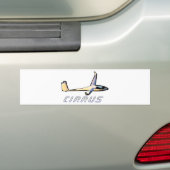 Cirrus-Standard-Segelflugzeug Autoaufkleber (Auf Auto)