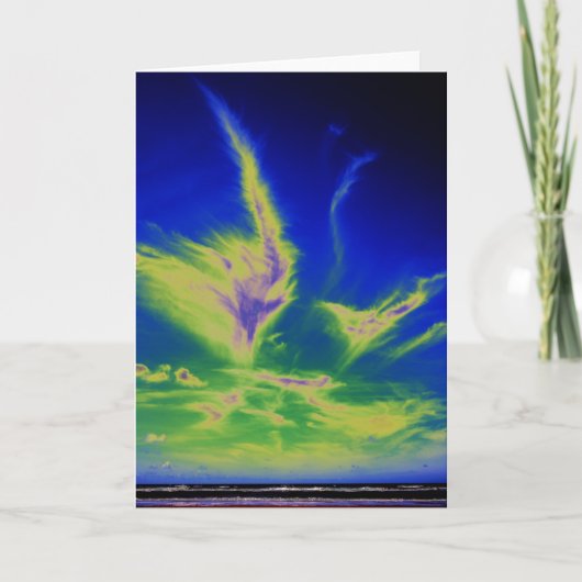 Cirrus-Wolke Karte (Vorderseite)