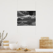 Cirrus Wolken über dem Wasservogelsee, Banff Poster (Küche)