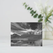 Cirrus Wolken über dem Wasservogelsee, Banff Postkarte (Stehend Vorderseite)