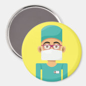 Cirujano Magnet (Vorderseite/Rückseite)