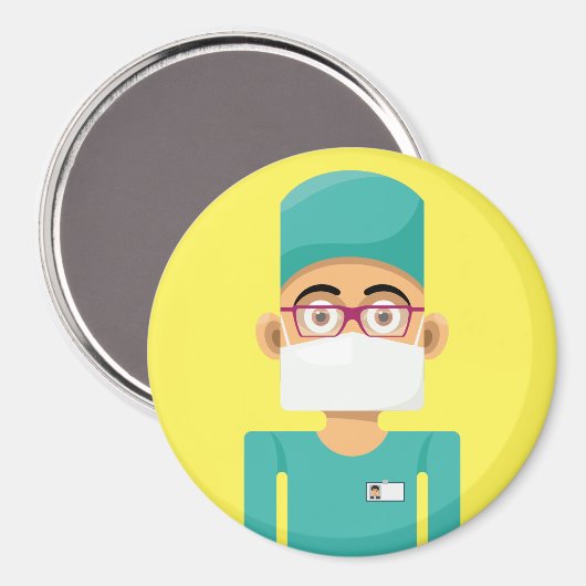 Cirujano Magnet (Vorderseite/Rückseite)