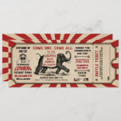 Cirus Baby Shower Ticket Einladungen Raffle (Vorne/Hinten)