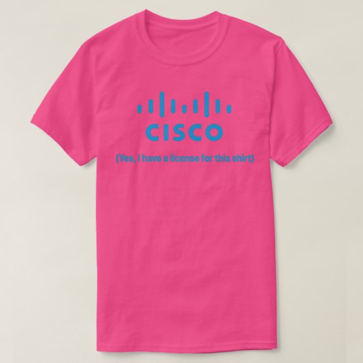 Cisco-Lizenz T-Shirt (Design vorne)