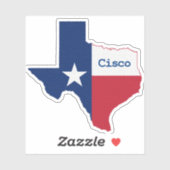 Cisco Texas Aufkleber (Blatt)
