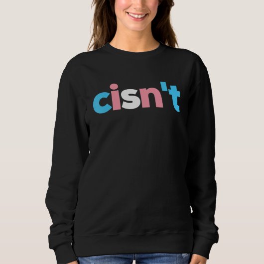 Cisn t Trans Pride Transgender Flag  LGBTQ Pride M Sweatshirt (Vorderseite)