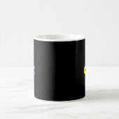 Cisnt Non-Binary Lgbtq Pride, Enby Present _ Nonbi Kaffeetasse (Mittel)