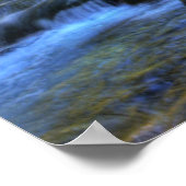 Cispus River HDR, Print w/Scripture Verse Poster (Ecke)