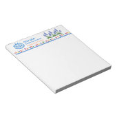 CISV Austin Bluebonnet Notepad Notizblock (angewinkelt)