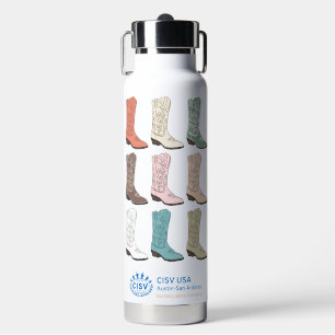 CISV Austin Boots Ihr Kupfervakuum isoliert Trinkflasche