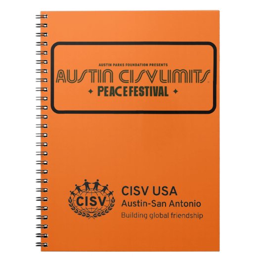 CISV Austin CISV Limits Peace Notebook Notizblock (Vorderseite)