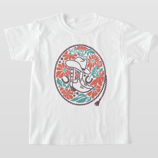 CISV Austin Cowboy Hat, Boots Boy's T-Shirt (Ablage )