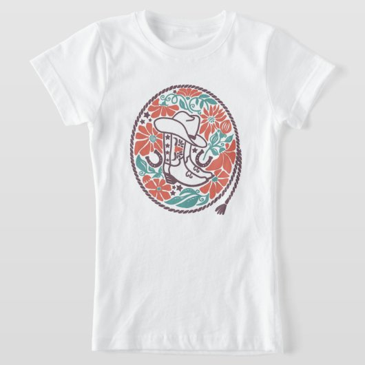 CISV Austin Cowboy Hat, Boots Girl's T-Shirt (Ablage )