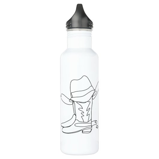 CISV Austin Cowboy Themed Edelstahlflasche (Links)