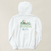 CISV Austin Environment and Sustainability Hoodie (Design Rückseite)